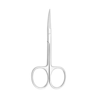 Professional 9 cm Cuticle Scissors with Fine Curved Blade and Ergonomic Scissor Handle, High-Quality Stainless Steel Manicure Instrument by Tusifi Impex.