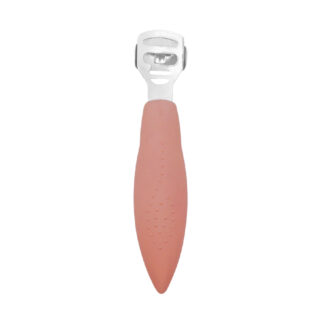Professional 14.5cm Hard Skin Lengthwise Rasp featuring an ergonomic Nude "Beautiful Handle" and a high-grade Stainless Steel head for safe callus removal by Tusifi Impex.