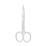 Professional 9.5cm Stainless Steel Nail Scissors with Fine Curved Blade and Ergonomic Handle for Precision Manicure by Tusifi Impex.