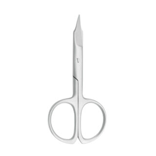 Professional 10 cm Tower Shaped Nail Scissors with Precision Curved Blade, High-Quality Stainless Steel Manicure Tool by Tusifi Impex.