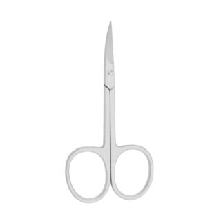 Professional 10.5cm Stainless Steel Nail Scissors with Fine Curved Blade and Ergonomic Handle for Precision Manicure and Pedicure by Tusifi Impex.