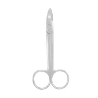 Professional 10.5 cm Crown and Toenail Scissors with Heavy-Duty Short Blades and Scissor Style Handle, Premium Stainless Steel Multi-purpose Instrument by Tusifi Impex.